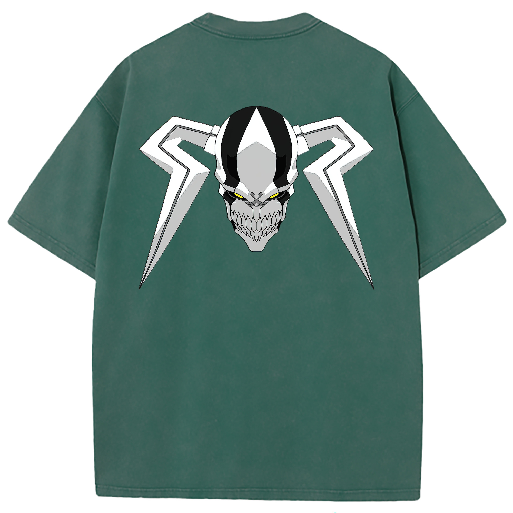 （画像用） ブリーチ 黒崎一護（くろさき いちご）BLEACH Kurosaki Ichigo 綿100% ヴィンテージ風 半袖Tシャツ（背面プリント）